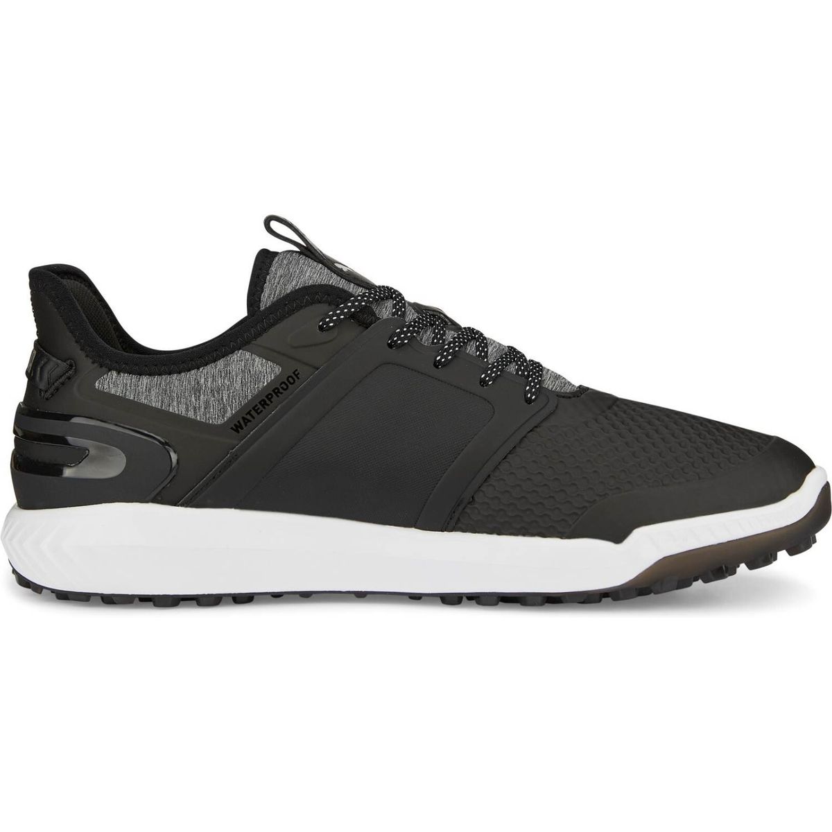 Puma Ignite Elevate Vandtætte Herre Golfsko Uden Spikes - Puma Black/Puma Silver - Str. 40 Normal