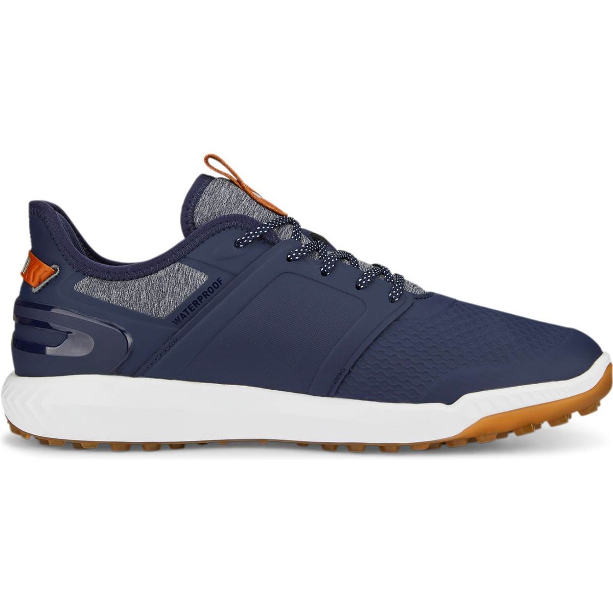 Puma Ignite Elevate Vandtætte Herre Golfsko Uden Spikes - Puma Navy/Puma Silver - Str. 43 Normal