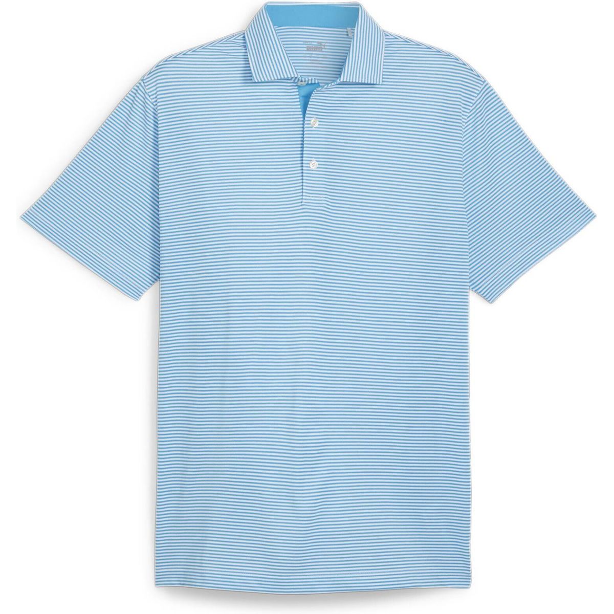 Puma Isle Pique (2024) Herre Poloshirt - Aqua Blue/White Glow - Str. XL