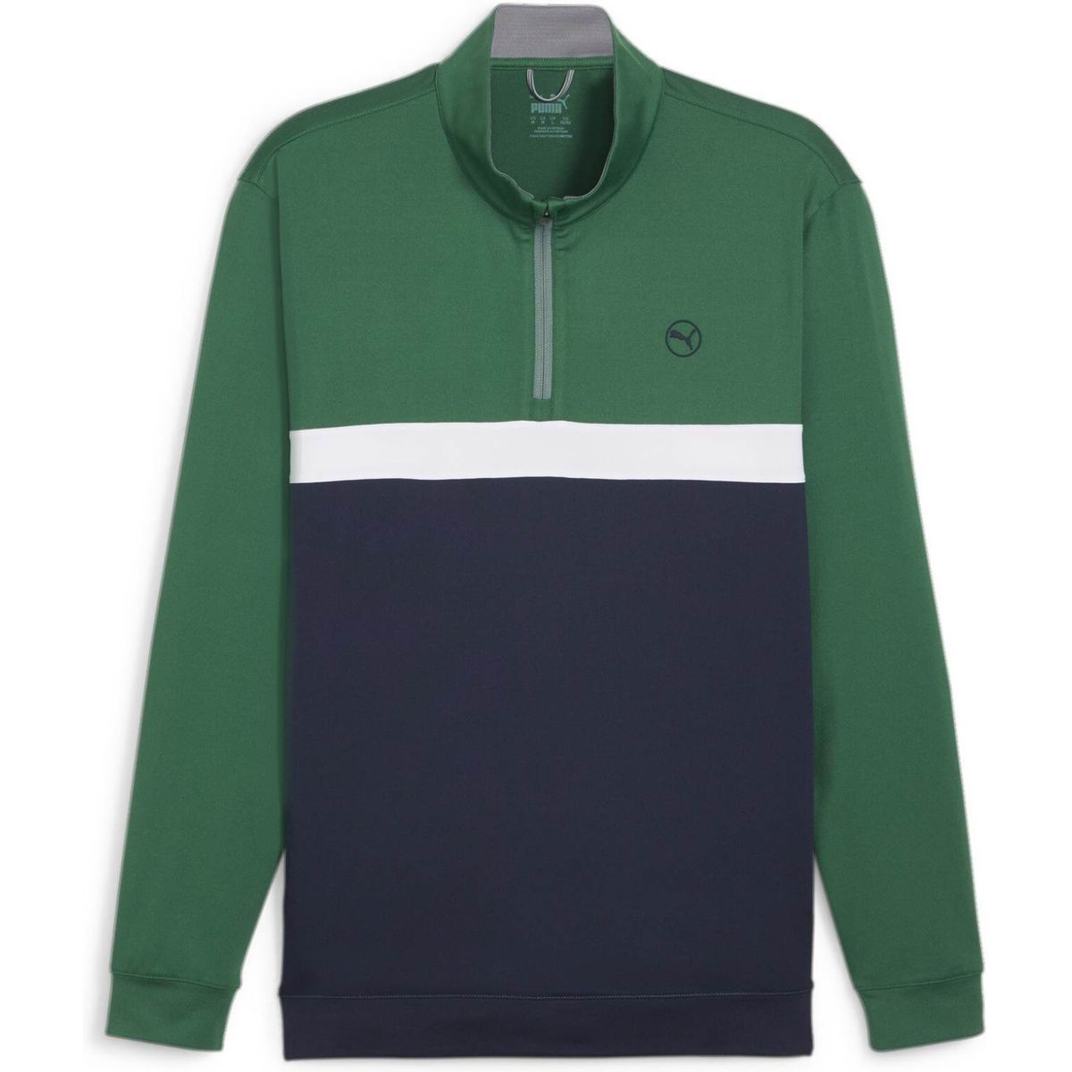 Puma Pure Colorblock (2024) Herre Pullover - Vine/Deep Navy - Str. XS