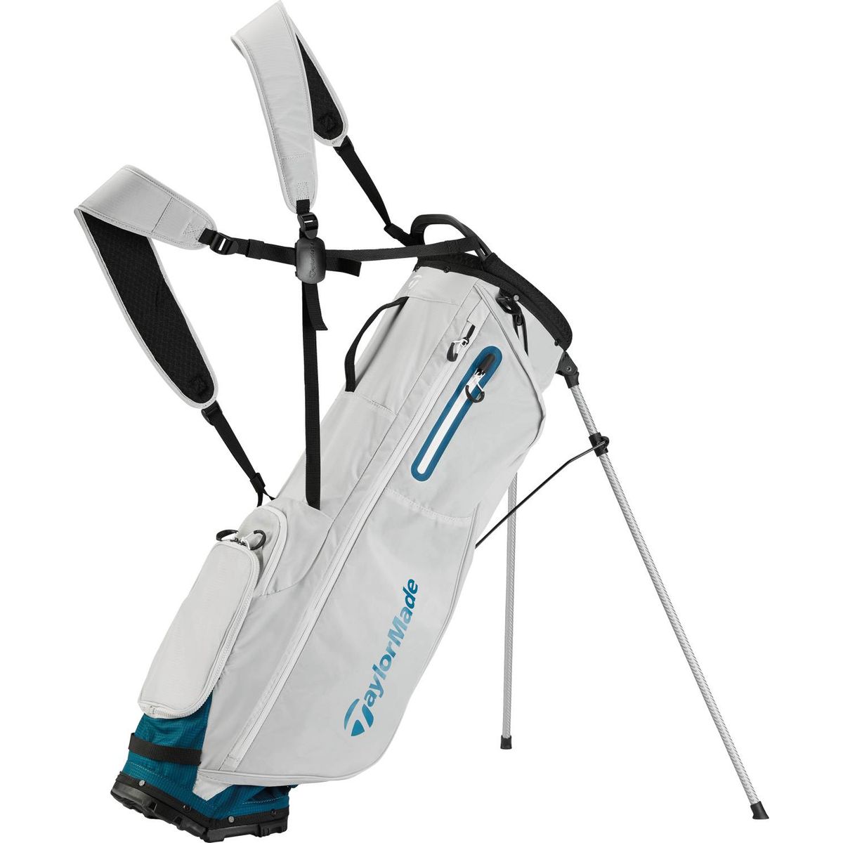 Taylormade FlexTech Super Lite Bærebag - Silver/Navy