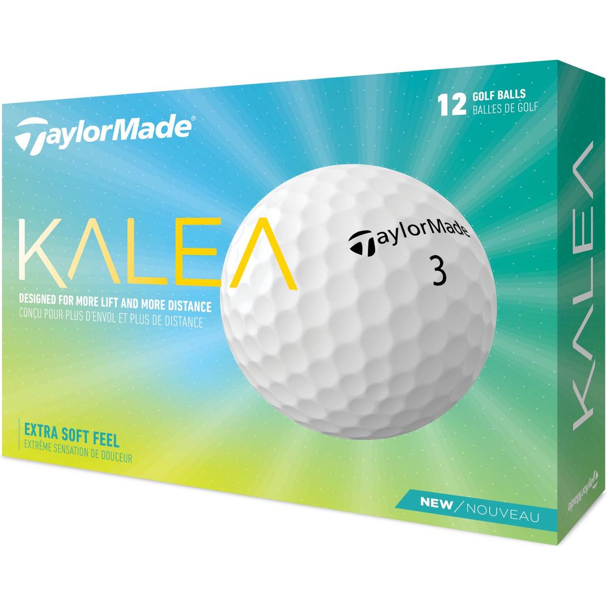 Taylormade Kalea (2022) Dame Logobolde - Hvid