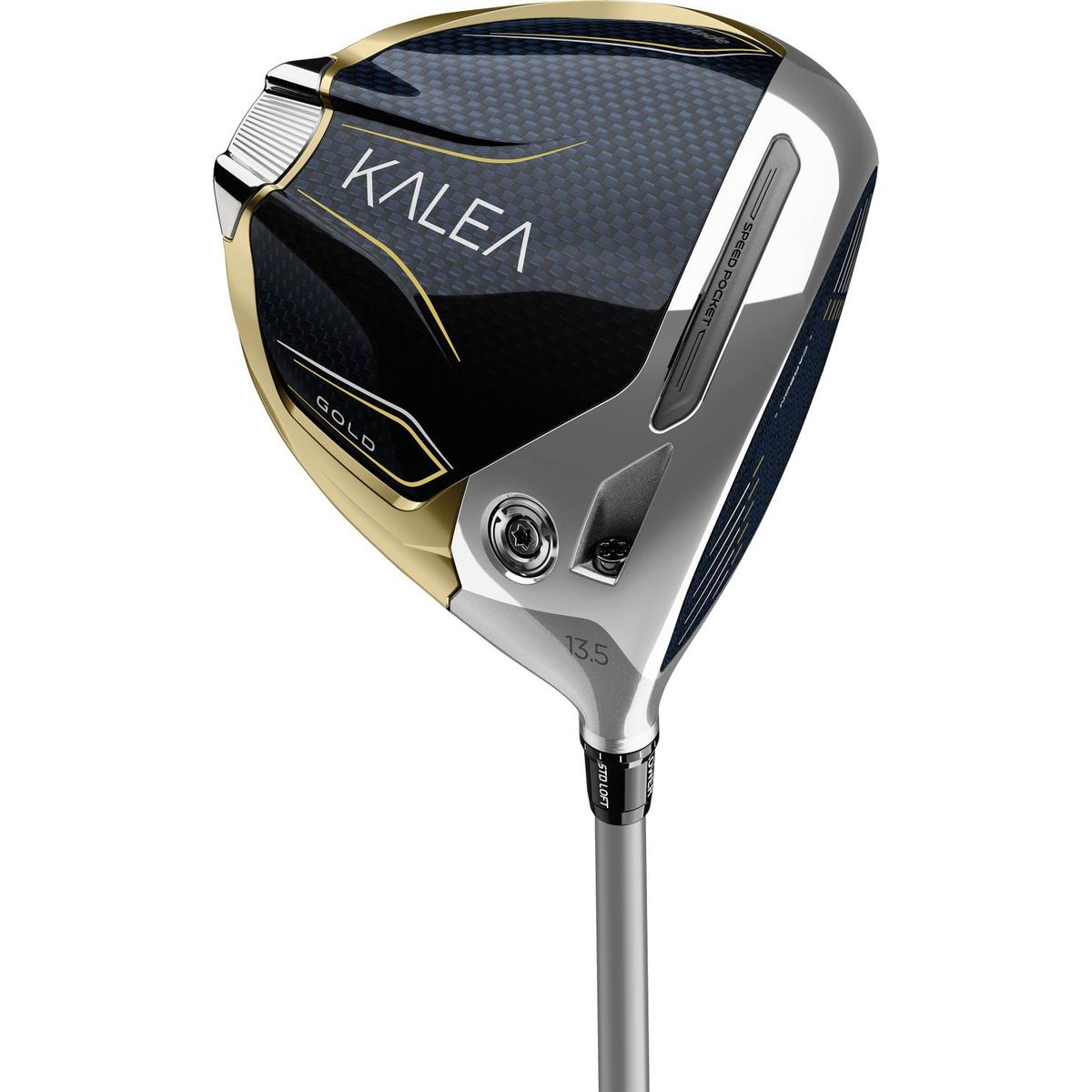 Taylormade Kalea Gold Dame Driver - Navy/Gold - Venstre - 11.5° - Taylormade Kalea Gold Ultralight 40 Dame Grafit