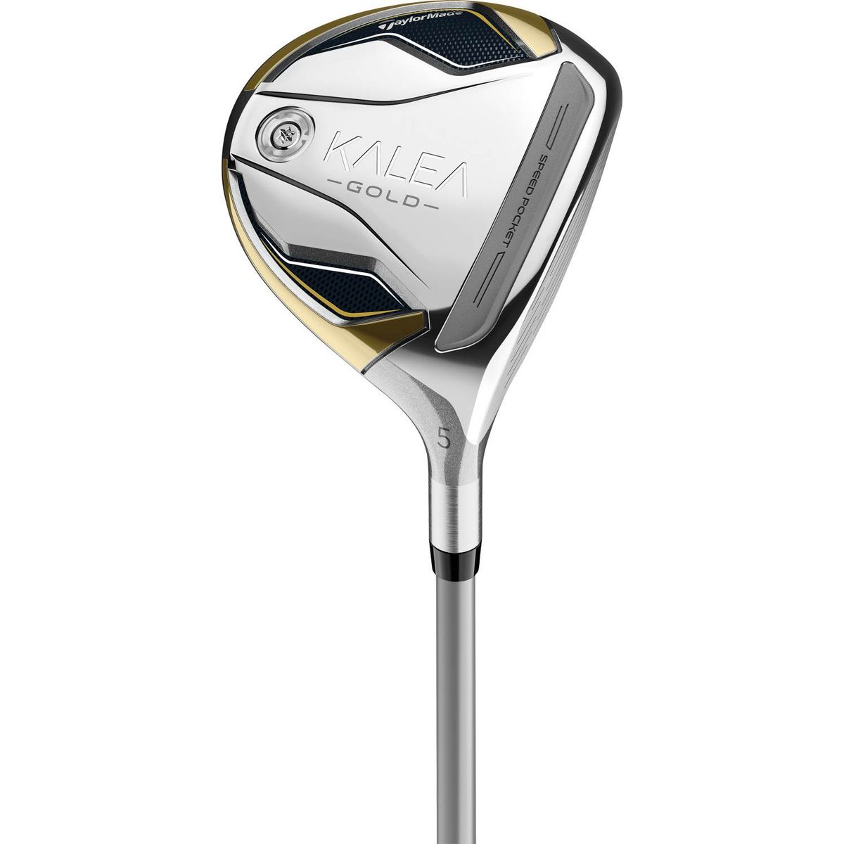 Taylormade Kalea Gold Dame Fairwaykølle - Navy/Gold - Højre - 20.0° (5 Kølle) - Taylormade Kalea Gold Ultralight 40 Dame Grafit