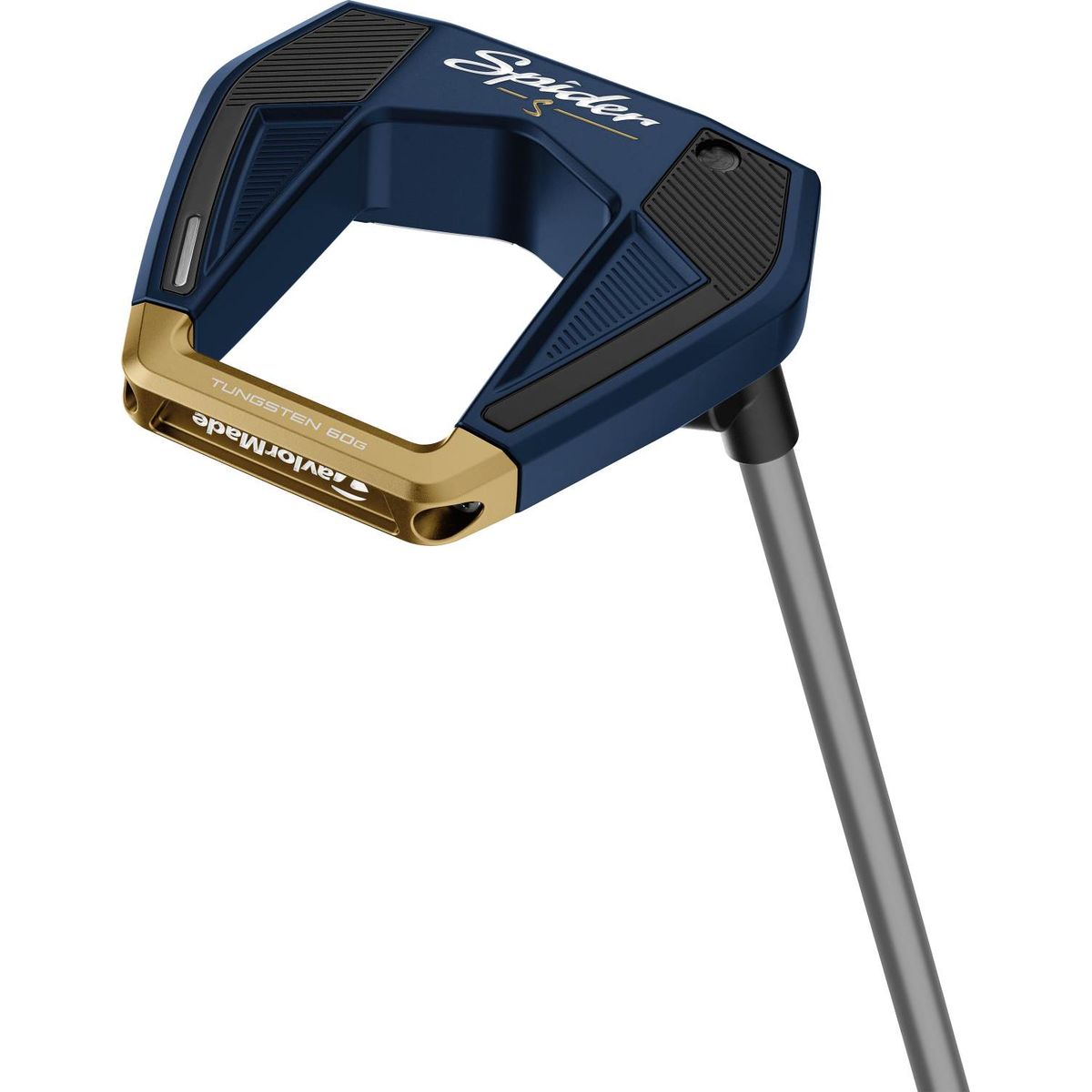 Taylormade Kalea Gold Spider S Plumber Neck Dame Putter - Navy/Gold - Højre - Str. 33" - Taylormade Kalea Pistol GT 1.0 (2024) Standard Blå/Hvid