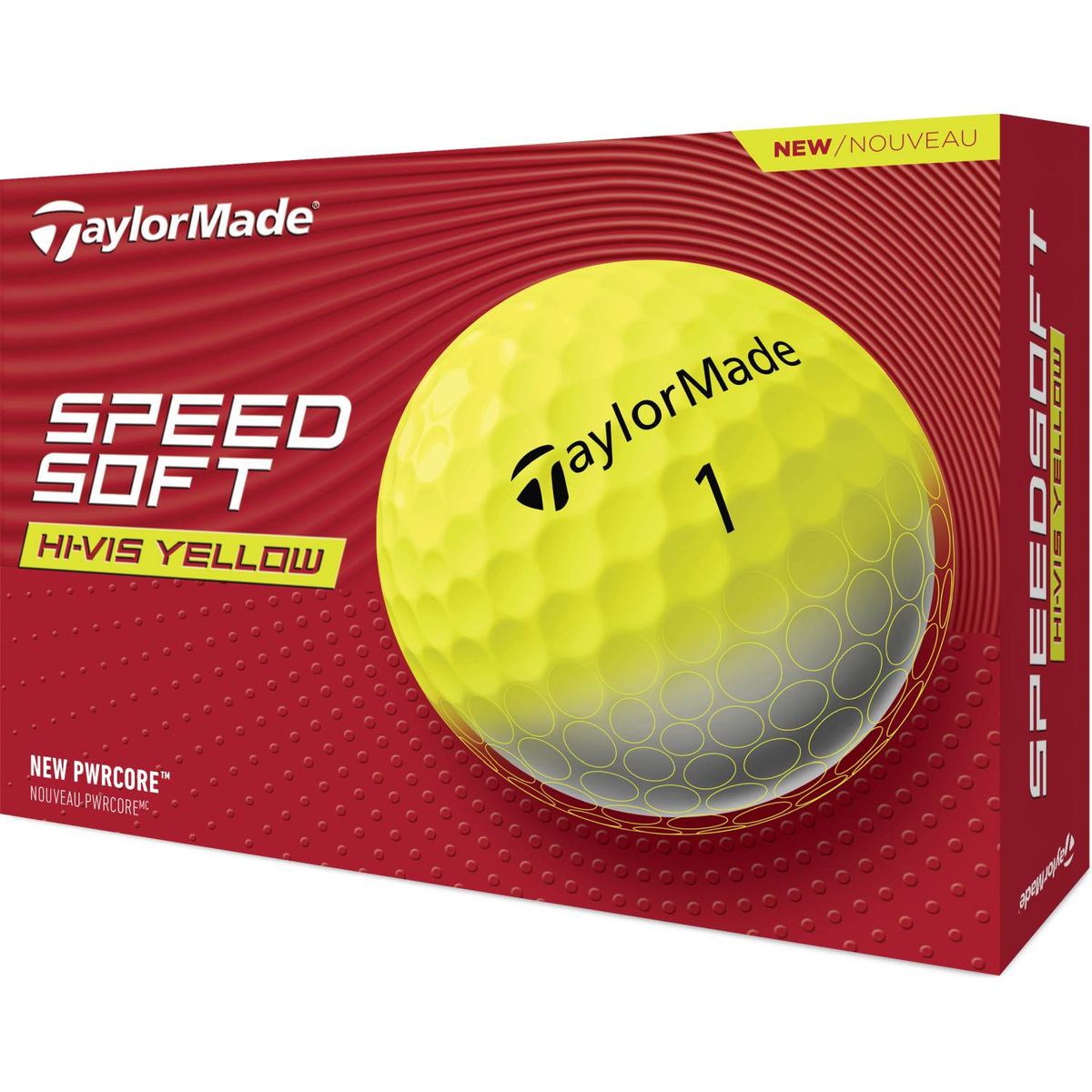 Taylormade SpeedSoft (2024) Golfbolde - Gul