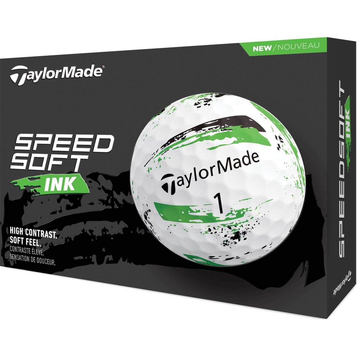 Taylormade SpeedSoft INK (2024) Golfbolde - Grøn