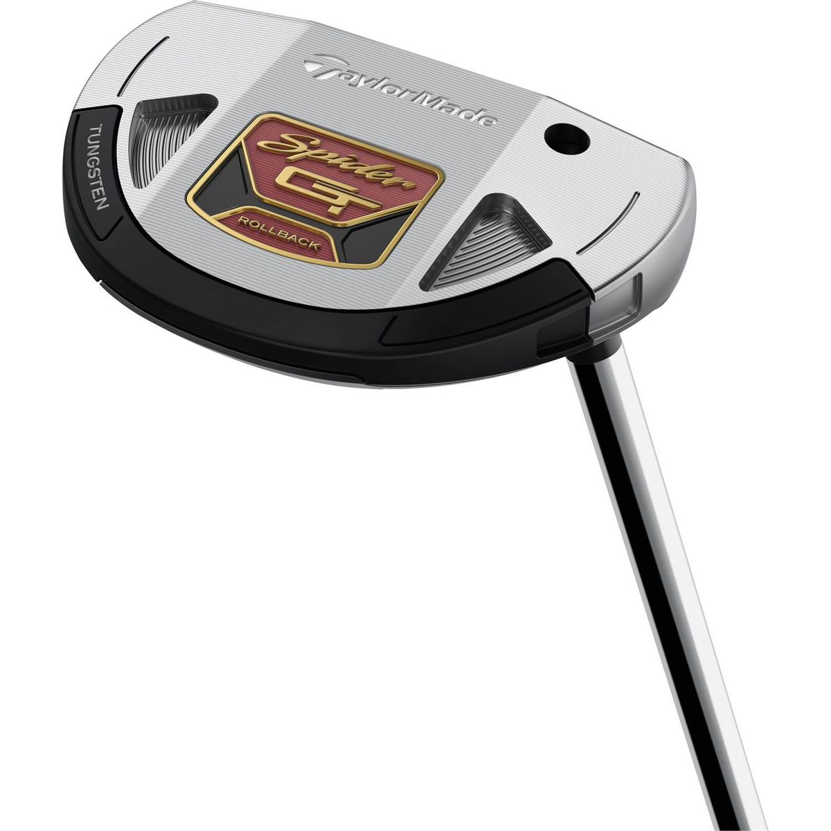 Taylormade Spider GT Rollback Slant Neck Herre Putter - Silver/Black - Højre - Str. 34" - Taylormade Pistol GTR 1.0 (2023) 1.0 Sort/Rød