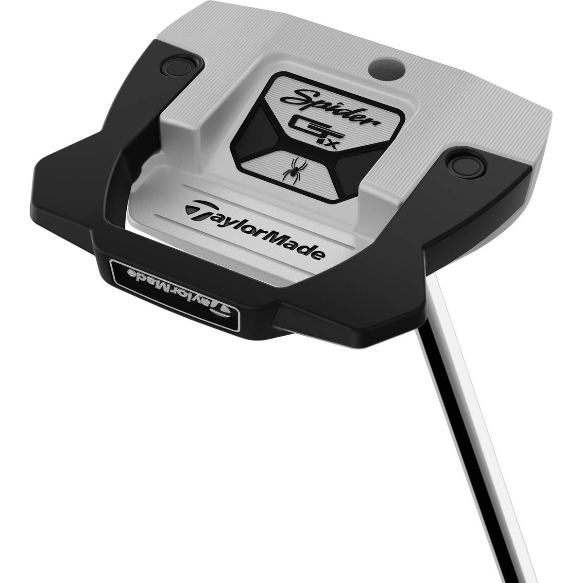 Taylormade Spider GTX - Center Shaft Straight Neck Putter - Silver - Højre - Str. 34" - Taylormade Pistol GTR 1.0 (2023) 1.0 Grå/Hvid