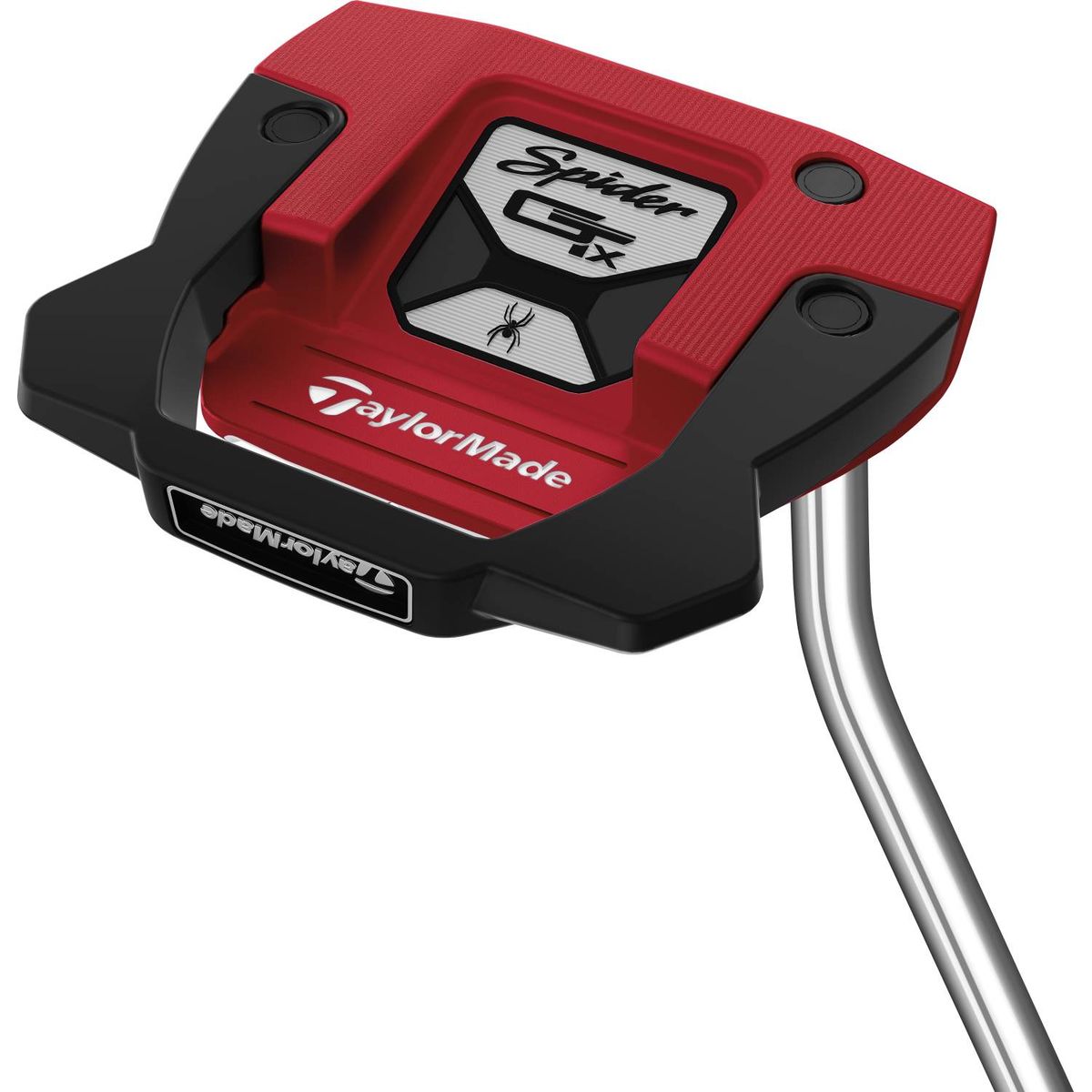 Taylormade Spider GTX Single Bend Neck Herre Putter - Rød - Højre - Str. 34" - Taylormade Pistol GTR 1.0 (2023) 1.0 Grå/Hvid