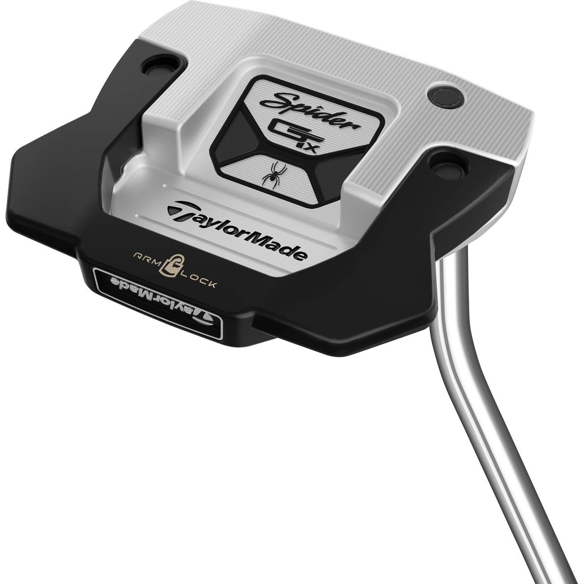 Taylormade Spider GTX Slant Neck Herre Putter - Silver - Højre - Str. 35" - Taylormade Pistol GTR 1.0 (2023) 1.0 Grå/Hvid