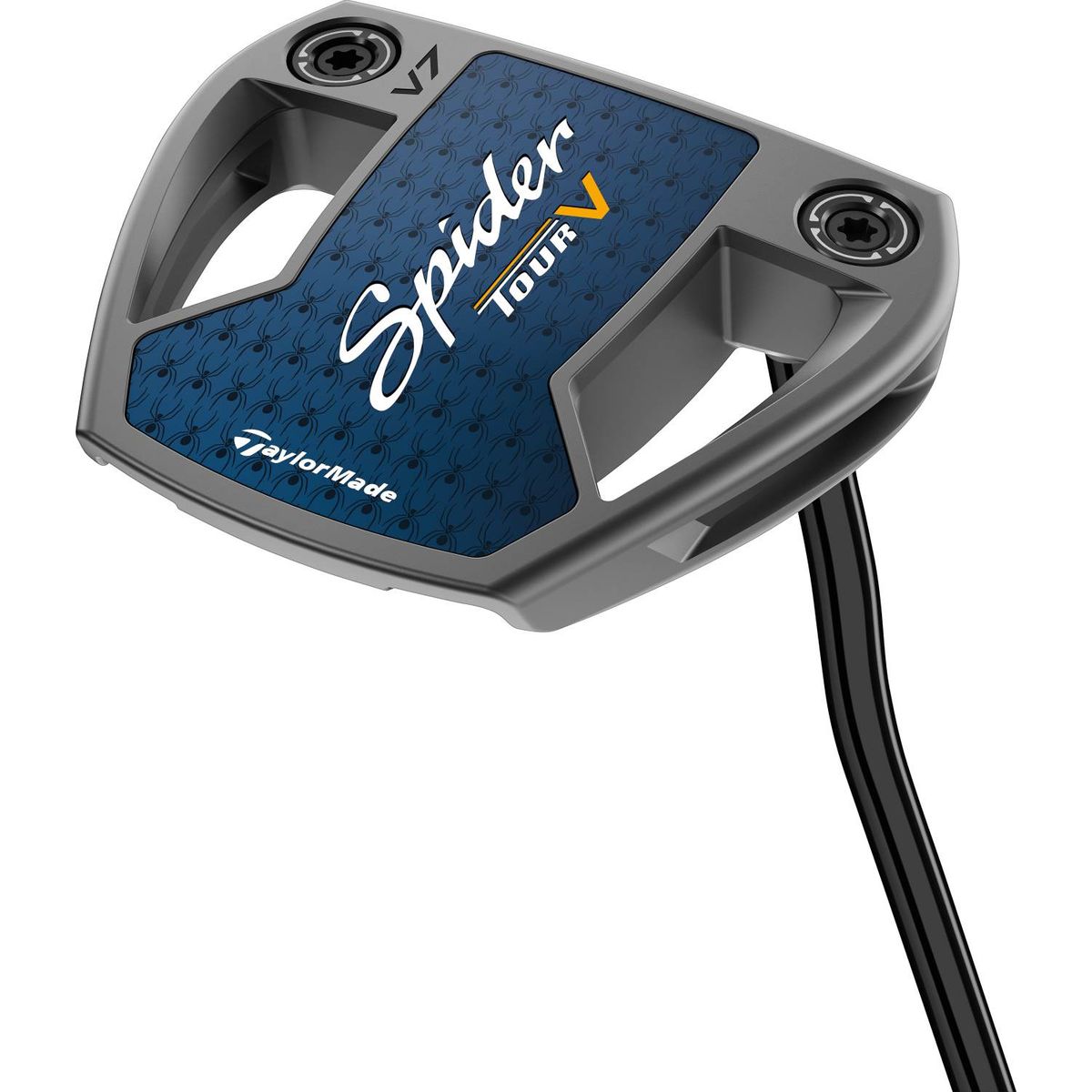 Taylormade Spider Tour V Double Bend Neck Putter - Børstet Stål - Venstre - Str. 34" - Taylormade Pistol GT 1.0 (2023) 1.0 Hvid/Sort