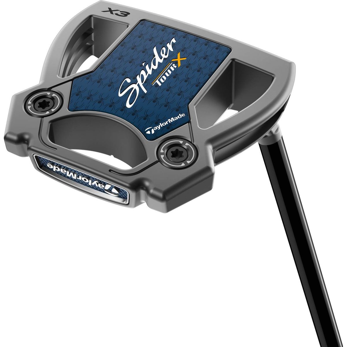 Taylormade Spider Tour X Slant Neck Putter - Børstet Stål - Højre - Str. 33" - Taylormade Pistol GT 1.0 (2023) 1.0 Hvid/Sort