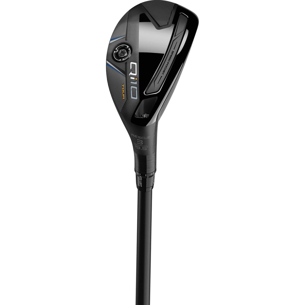 Taylormade Qi10 Tour Herre Hybridkølle - Sort/Blå - Højre - 22.0° (4 Kølle) - Mitsubishi Chemical Tensei AV Limited Blue 75 Regular Grafit