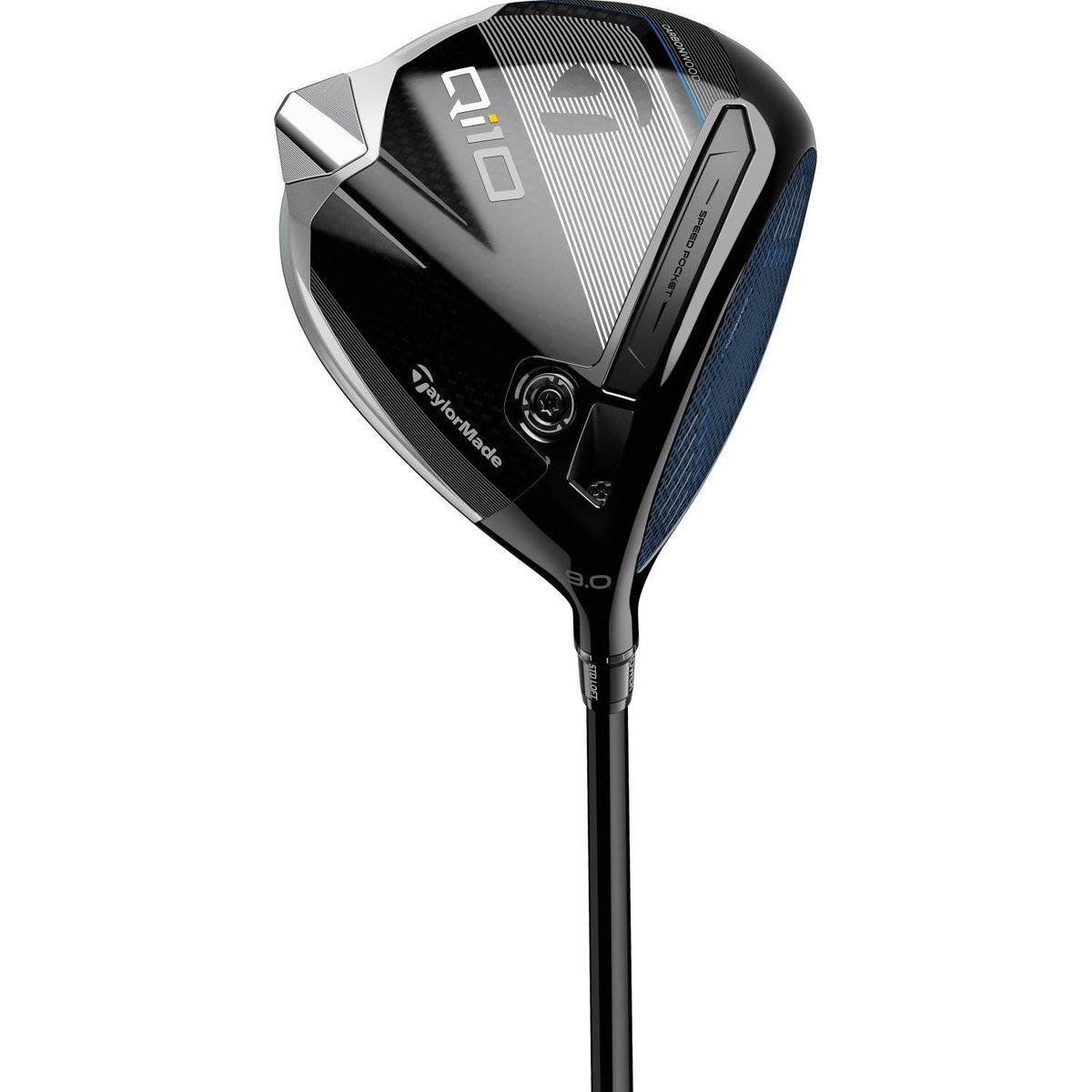 Taylormade Qi10 Herre Driver - Sort/Blå - Venstre - 9.0° - Fujikura Ventus TR Blue 5 Stiff Grafit