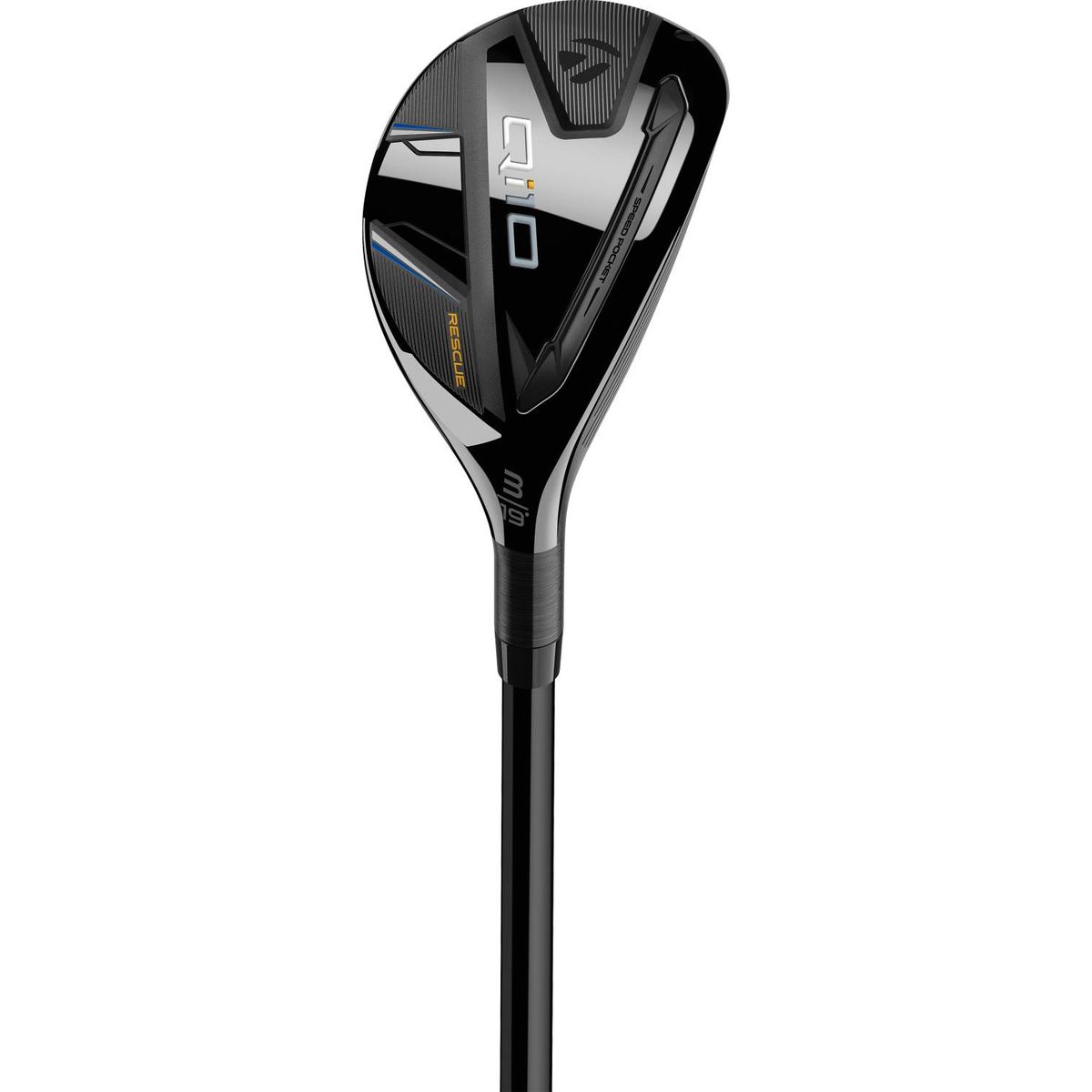 Taylormade Qi10 Herre Hybridkølle - Sort/Blå - Venstre - 25.0° (5 Kølle) - Fujikura Ventus TR Blue 6 Regular Grafit