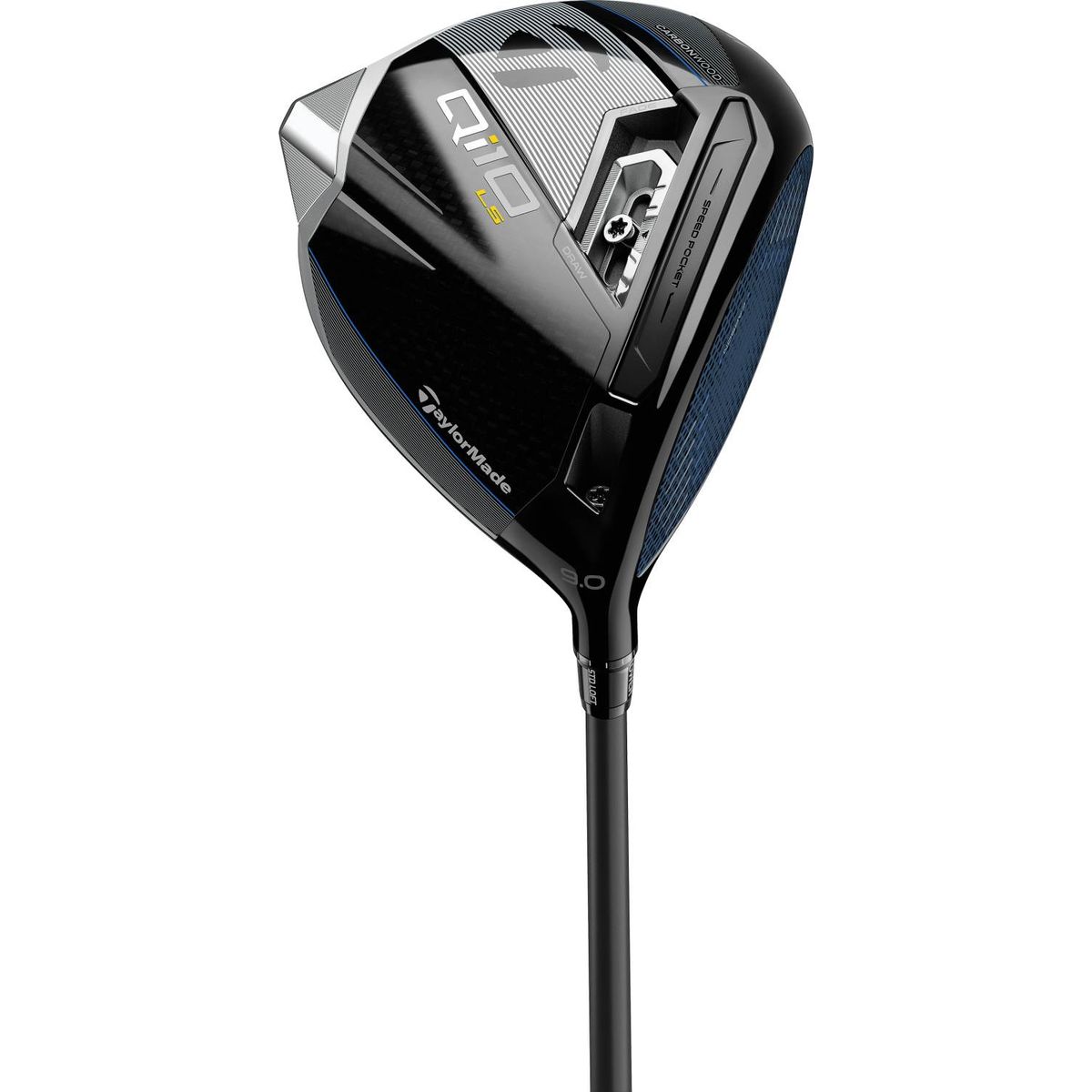 Taylormade Qi10 LS Herre Driver - Sort/Blå - Højre - 10.5° - Mitsubishi Chemical Tensei AV Limited Black 60 Stiff Grafit