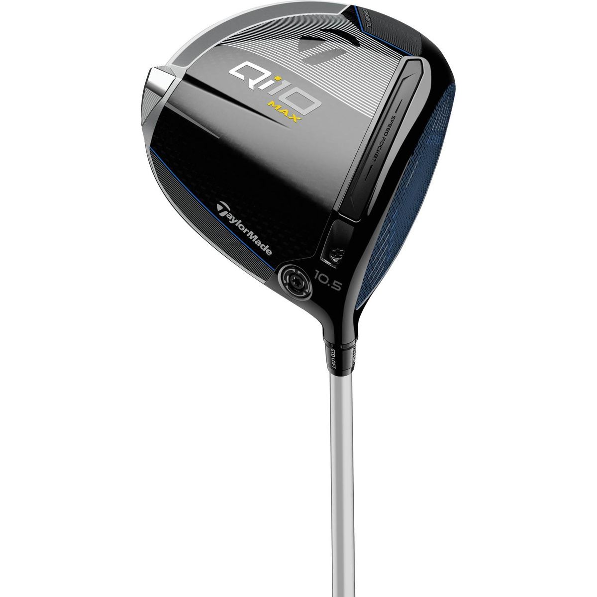 Taylormade Qi10 MAX Dame Driver - Sort/Blå - Højre - 12.0° - Fujikura Speeder NX TCS 40 Dame Grafit