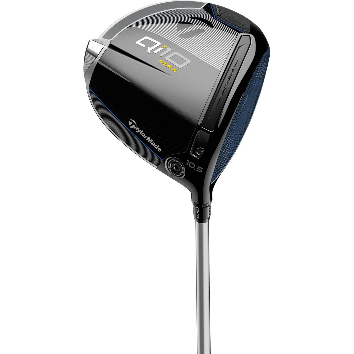 Taylormade Qi10 MAX Herre Driver - Sort/Blå - Højre - 12.0° - Fujikura Speeder NX TCS 50 Senior Grafit