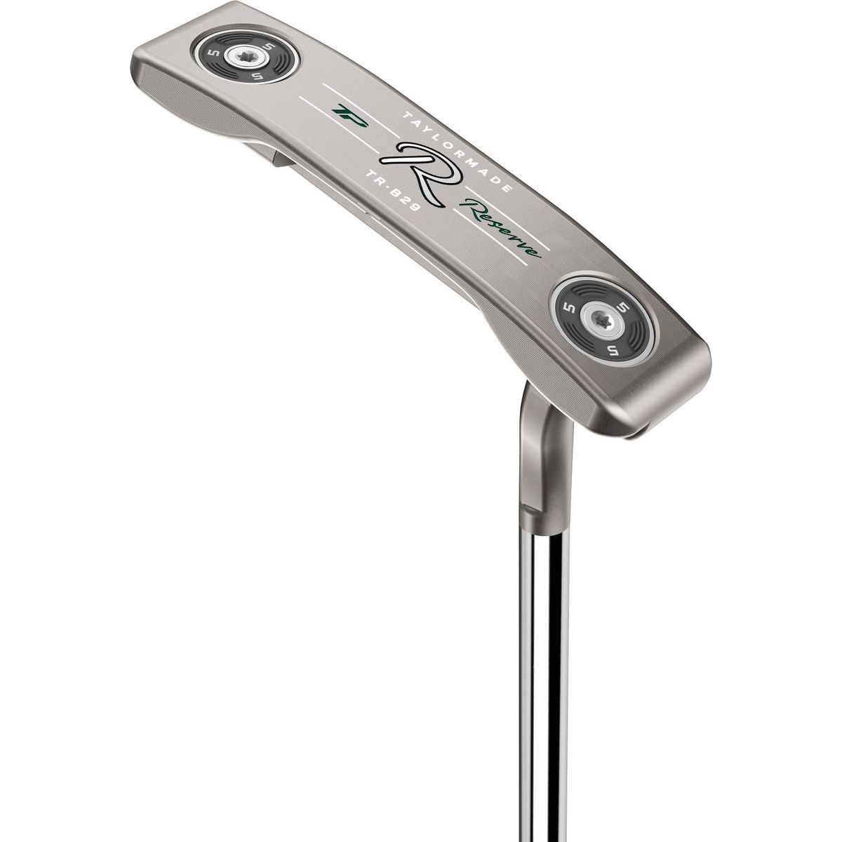 Taylormade TP Reserve B29 Flow Neck Putter - Chrome - Højre - Str. 34" - Taylormade Deep Etched (2023) Standard Sort/Grå