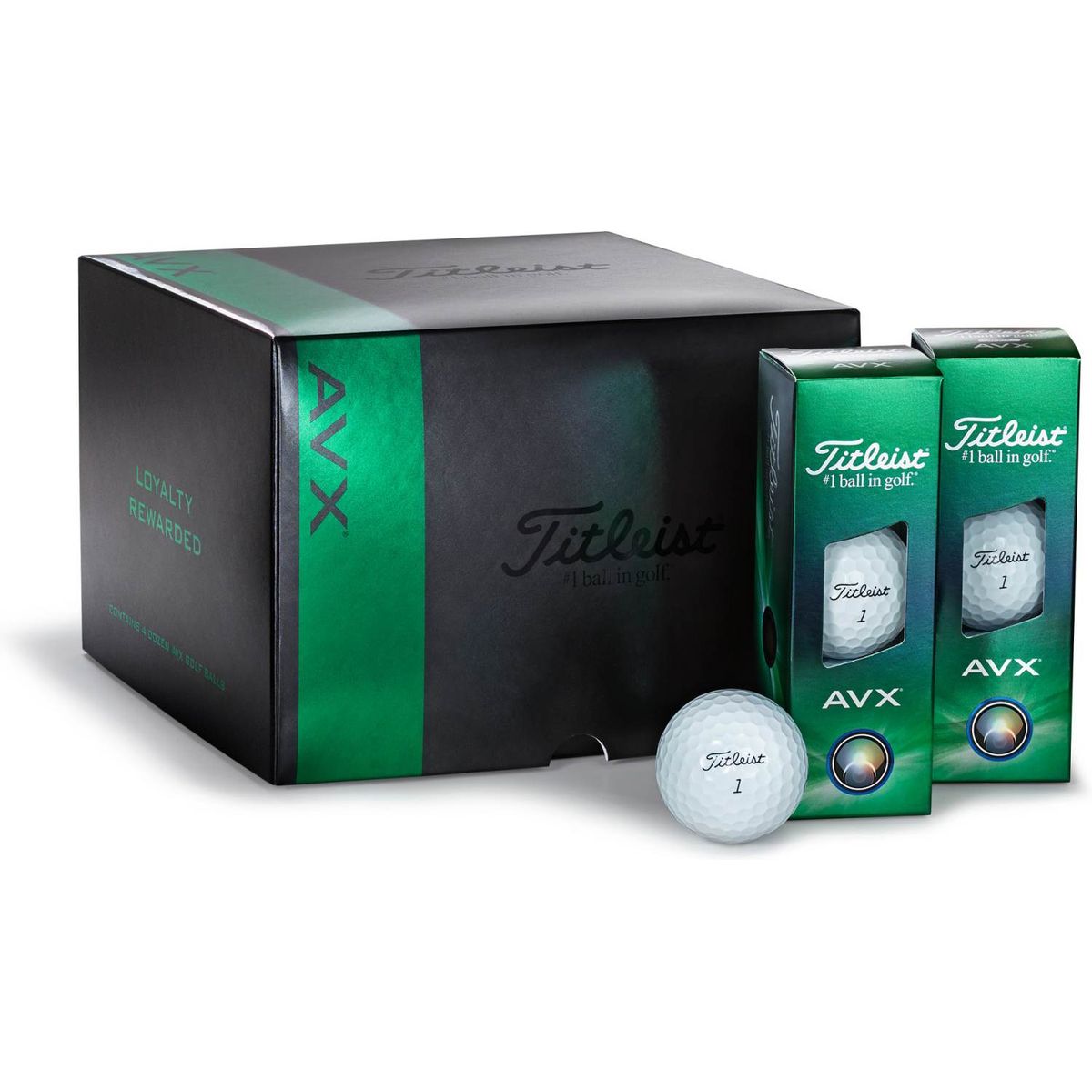 Titleist AVX Loyalty Rewarded (2024) Golfbolde - Hvid