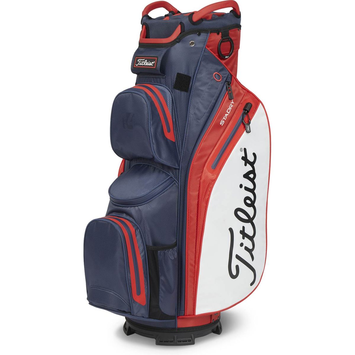 Titleist Cart 14 StaDry (2023) Vandtæt Vognbag - Navy/Red/White