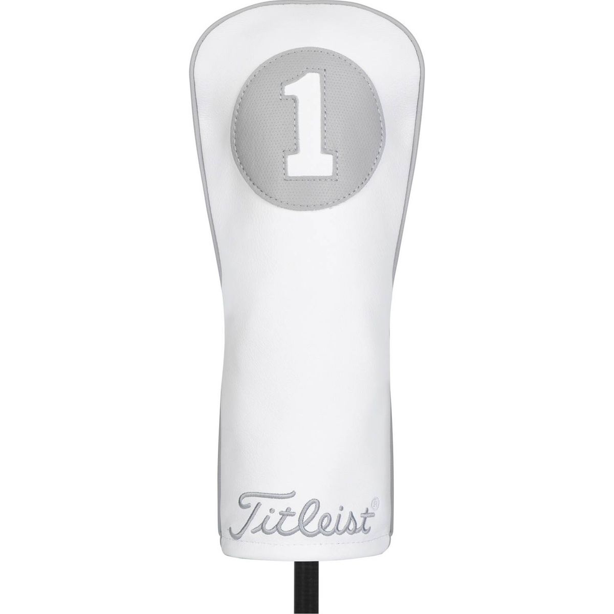 Titleist Frost Out Leather White/Grey Driver Headcover