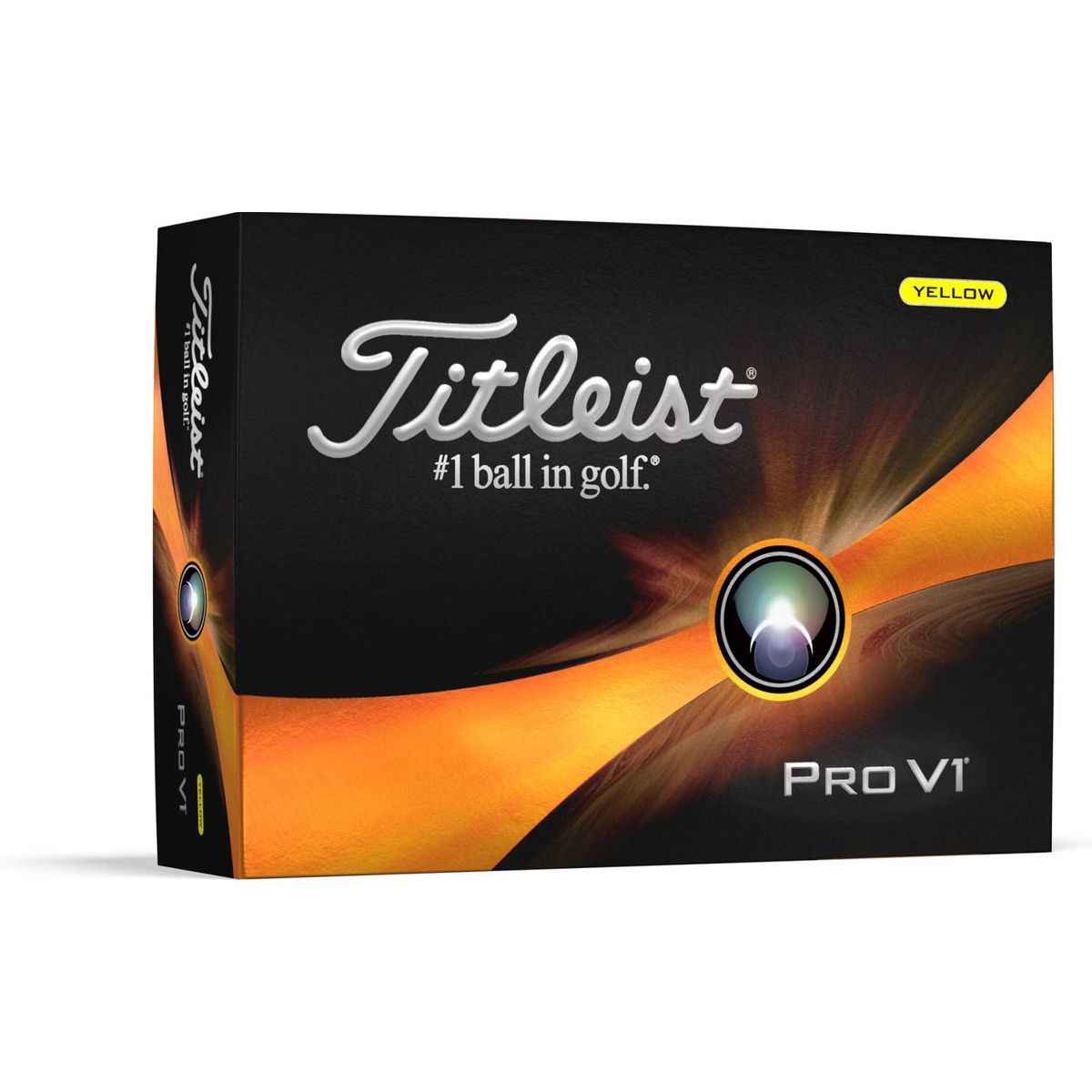 Titleist Pro V1 (2023) Golfbolde - Gul