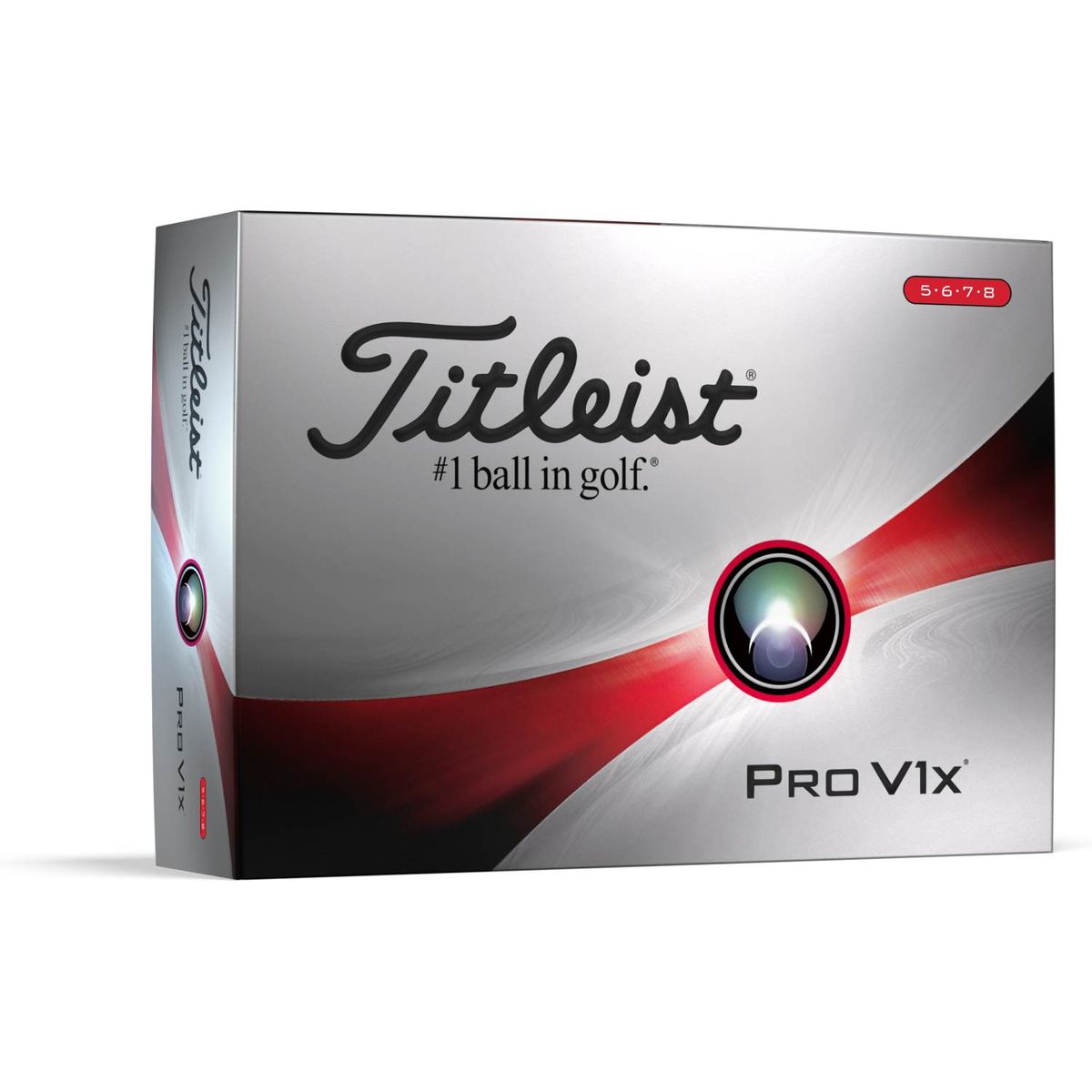 Titleist Pro V1x (High Numbers) (2023) Golfbolde - Hvid