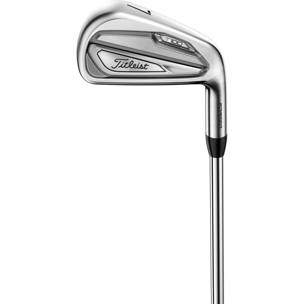 Titleist T100 (2021) Herre Jernsæt - Chrome - Højre - 4-9, PW - True Temper Dynamic Gold AMT Tour White Stiff S300 Stål