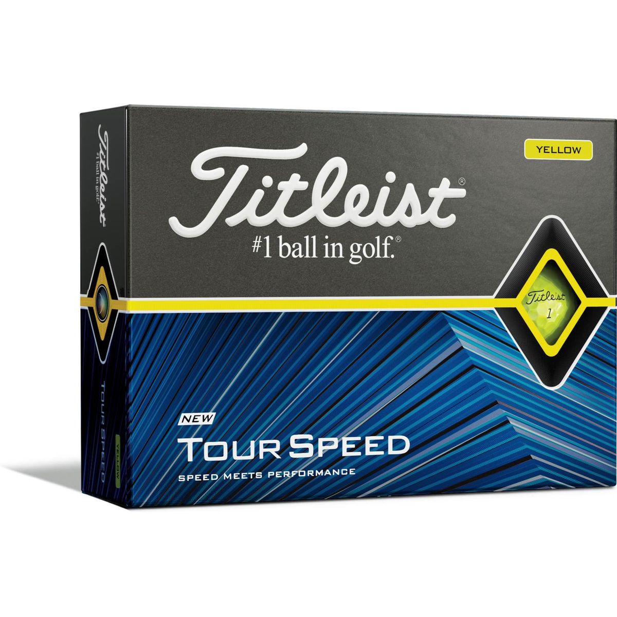 Titleist Tour Speed Golfbolde - Yellow