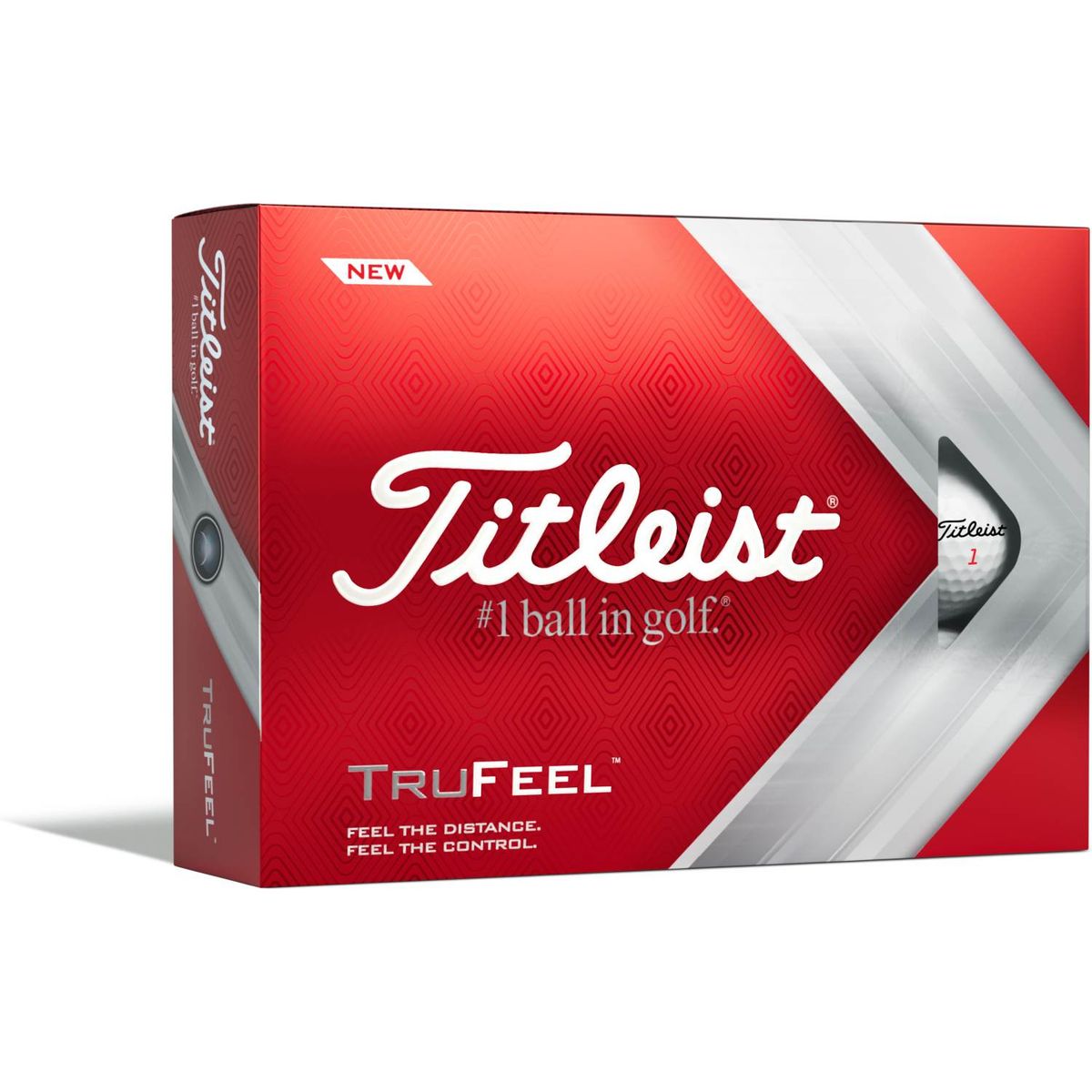 Titleist Trufeel (2022) Logobolde - Hvid