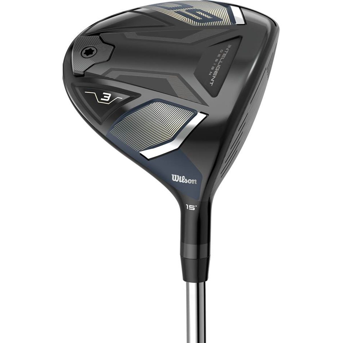 Wilson Staff D9 Herre Fairwaykølle - Sort - Højre - 18.0° (5 Kølle) - Mitsubishi Chemical Tensei CK Blue 50 Senior Grafit