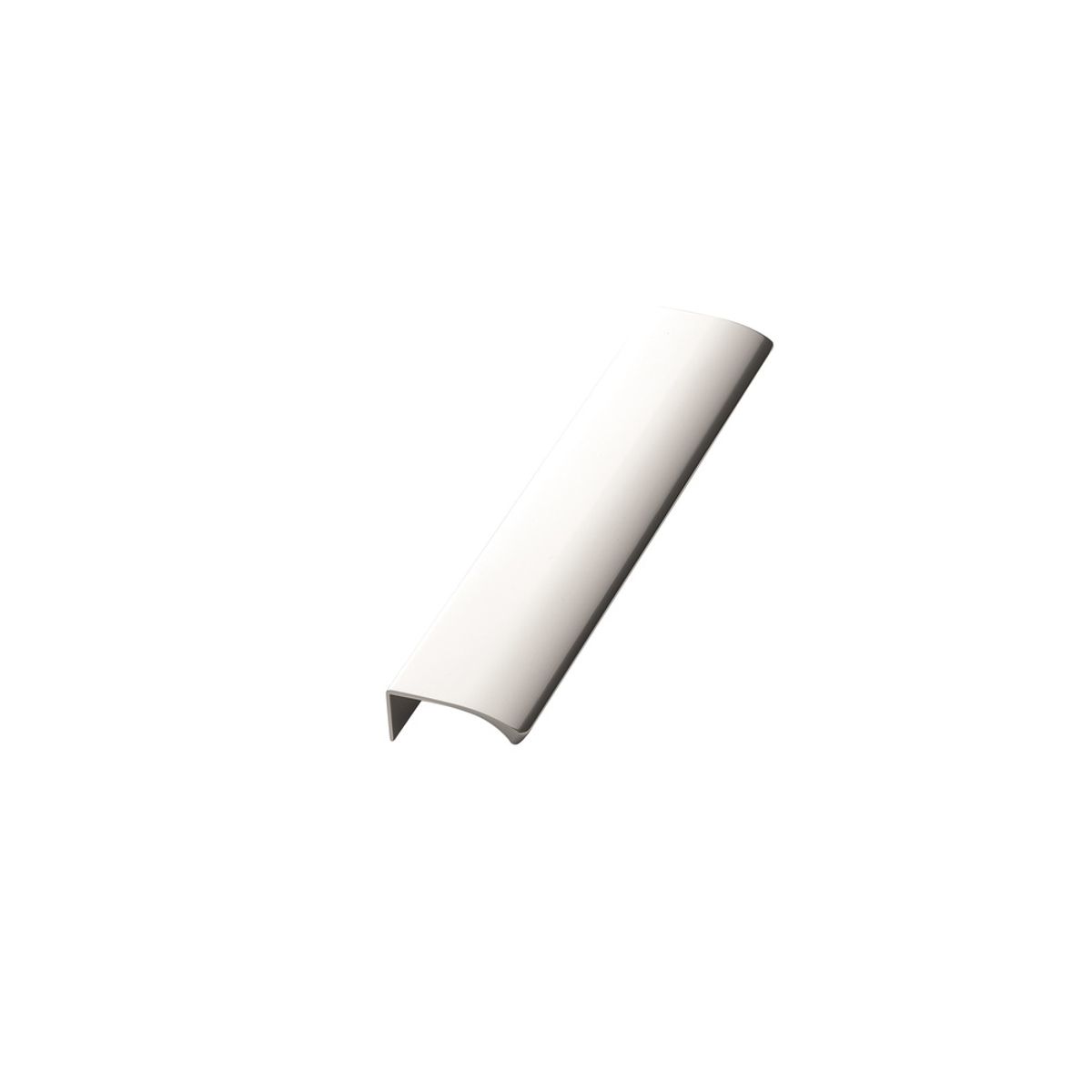 Furnipart - Edge Straight - greb i aluminium blank eloxeret CC2x80mm L200m