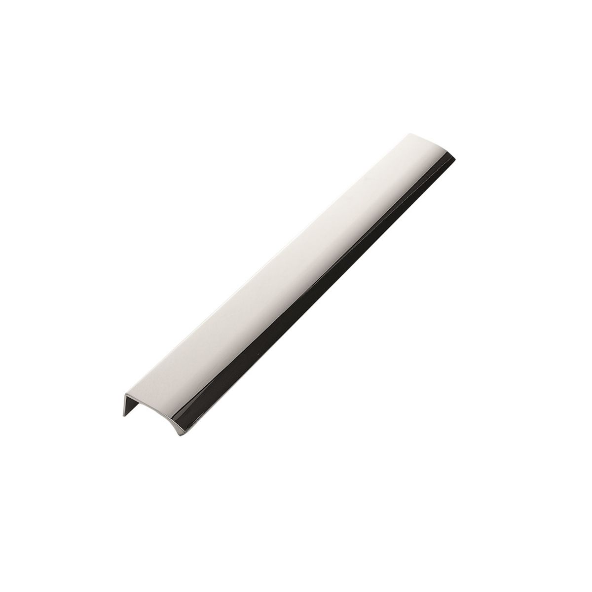 Furnipart - Edge Straight - greb i aluminium blank krom CC2x160mm L350mm B