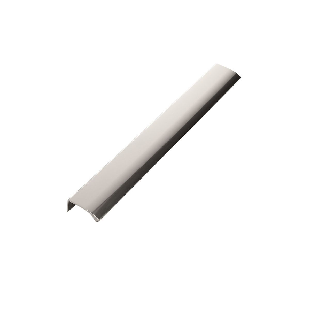 Furnipart - Edge Straight - greb i aluminium blank eloxeret CC2x160mm L350