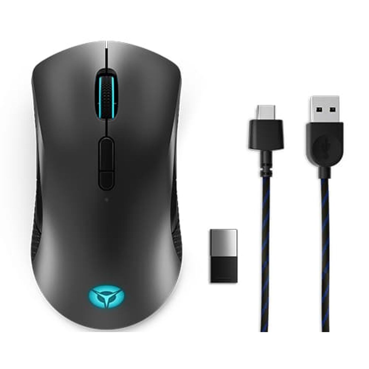 Lenovo Lenovo Legion M600 Wireless Gaming mus Spil Ambidextrous RF Wireless + Bluetooth + USB Type-A Optisk 16000 dpi