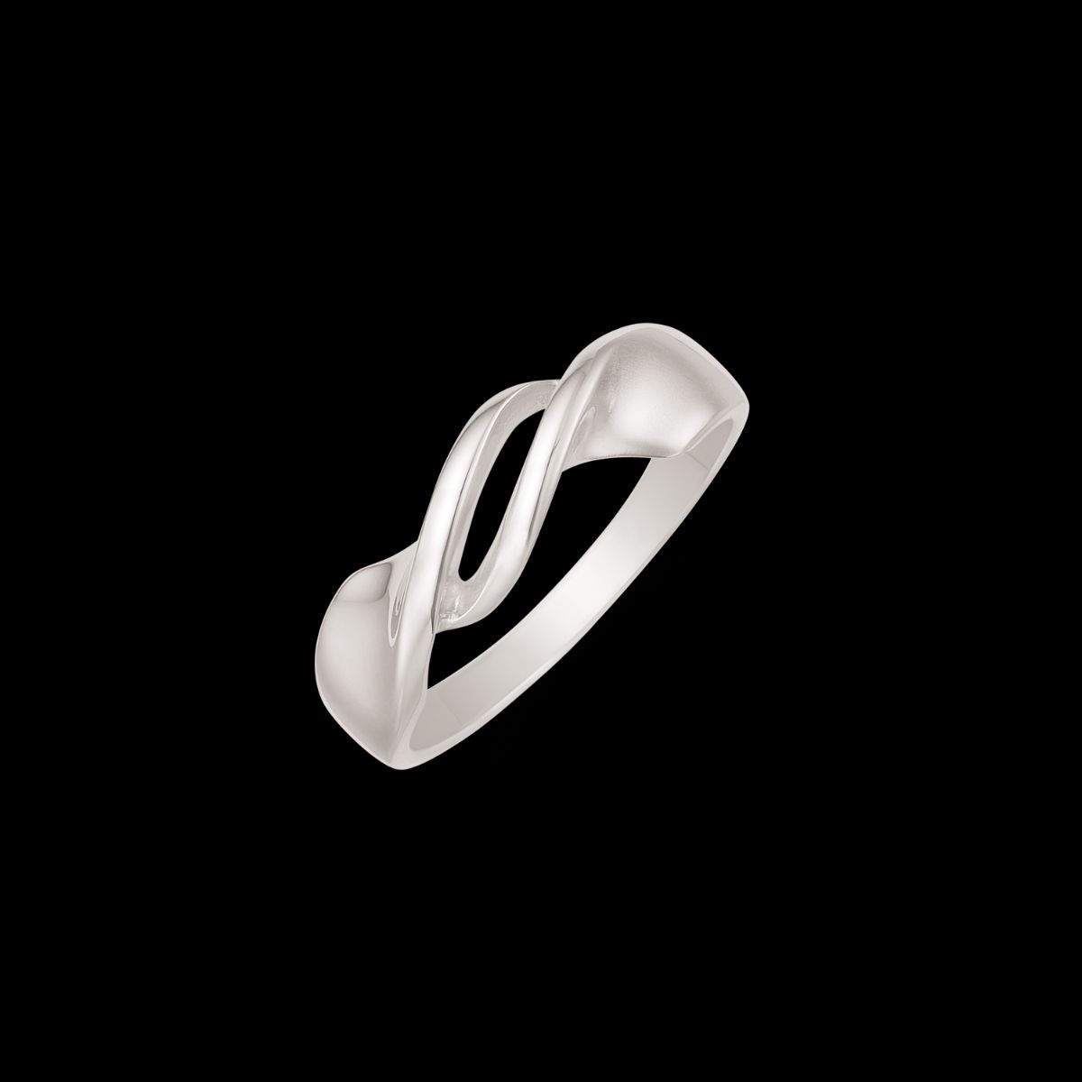 Rhodineret Sølv Ring fra Støvring Design 12254020