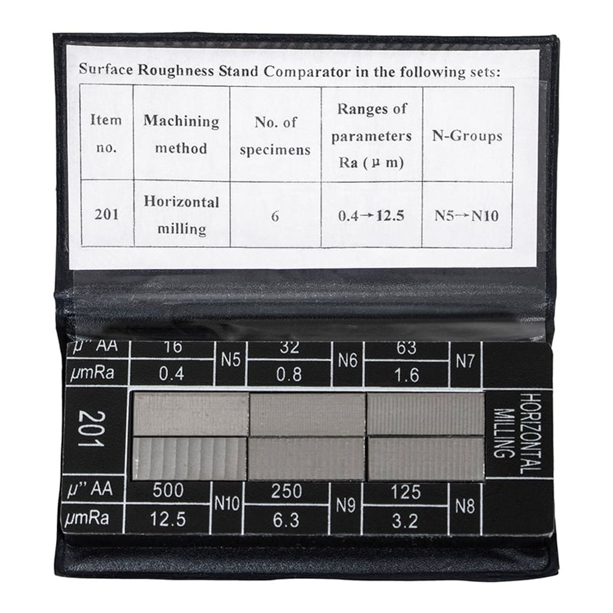 Overfladenormal (Overflade- sammenligningsplade) Horisontal Fræsning