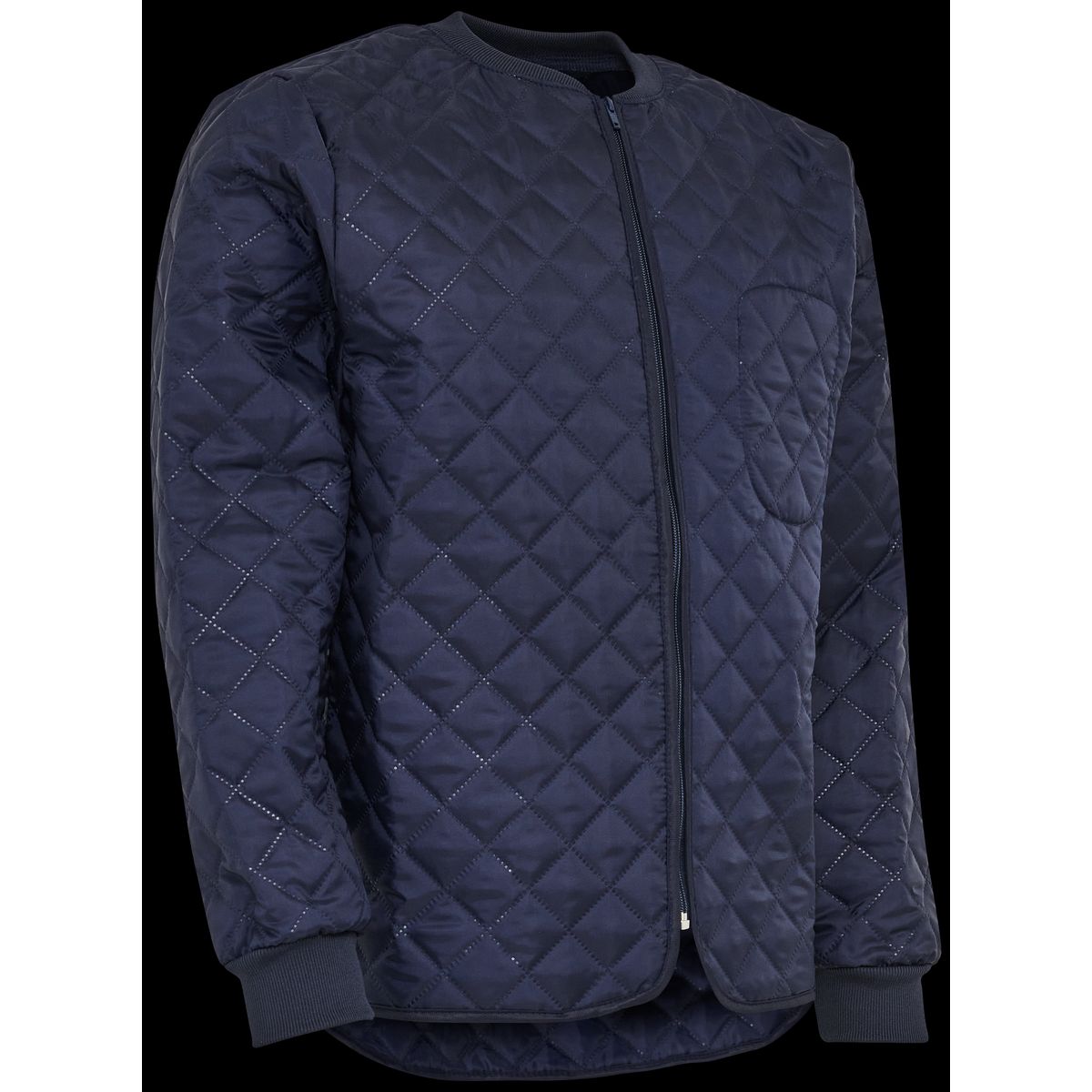 Termojakke u/krave quiltet 160500 navy Str. XL