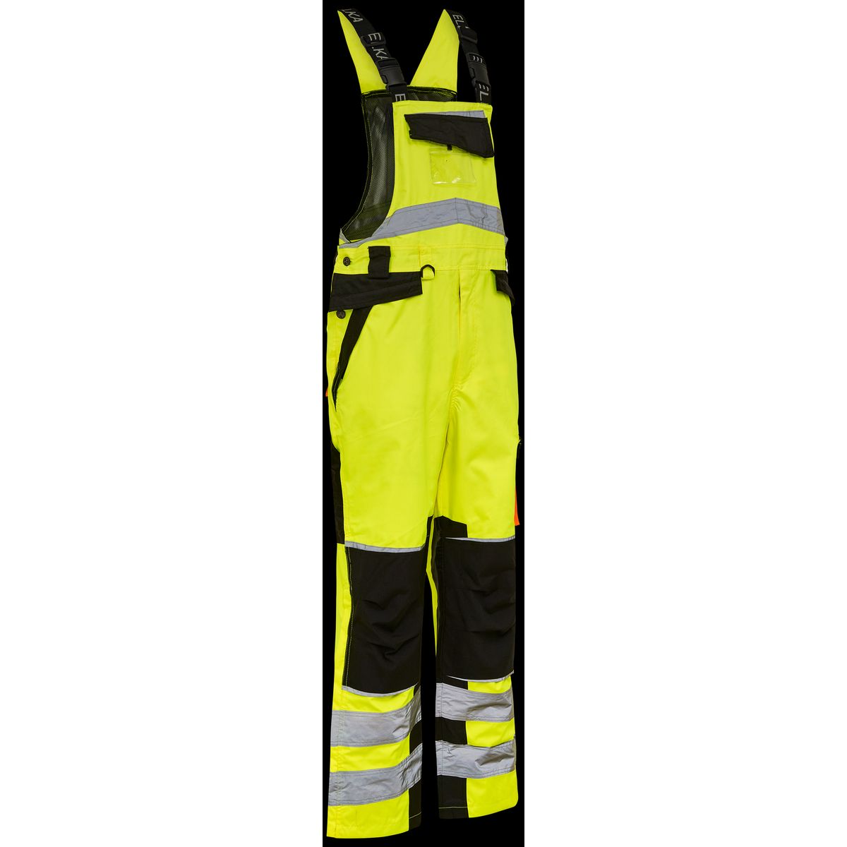 Hi-vis overalls 089904R gul/sort Str. XL