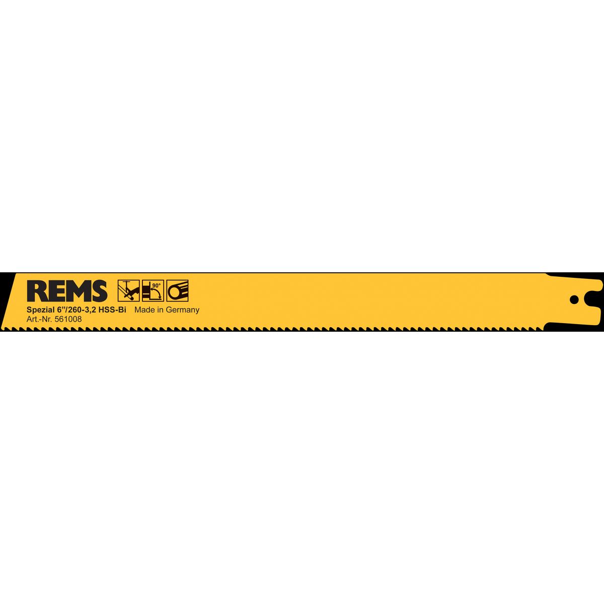 REMS rør-bajonetsavklinge special 6"/250-3,2 5/pk