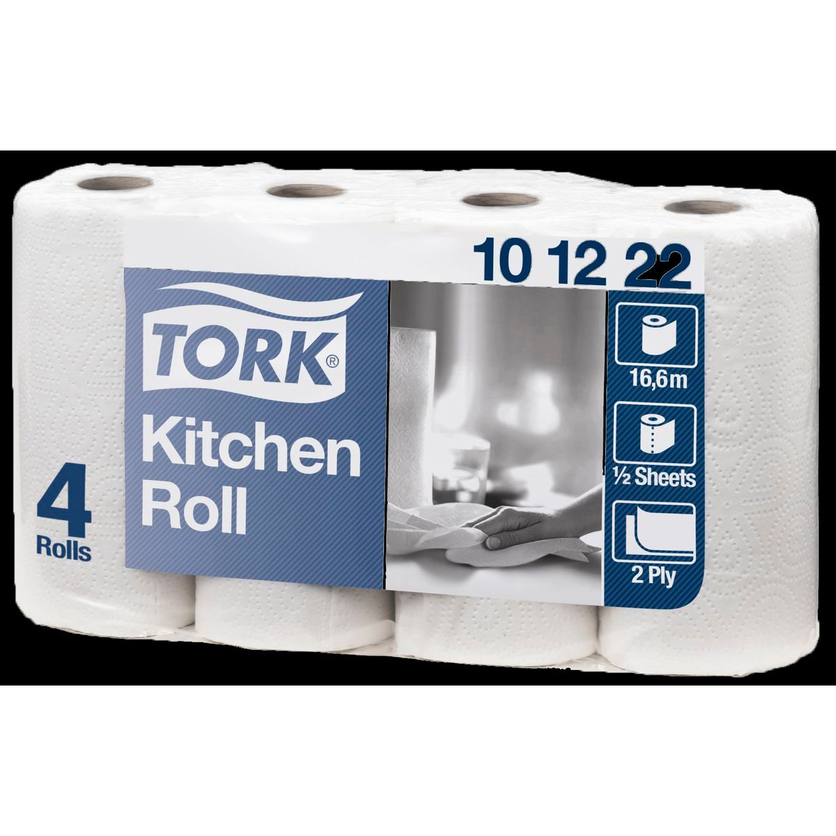 Tork køkkenrulle Plus 2-lags 16,8mtr, 8Ã4 rl