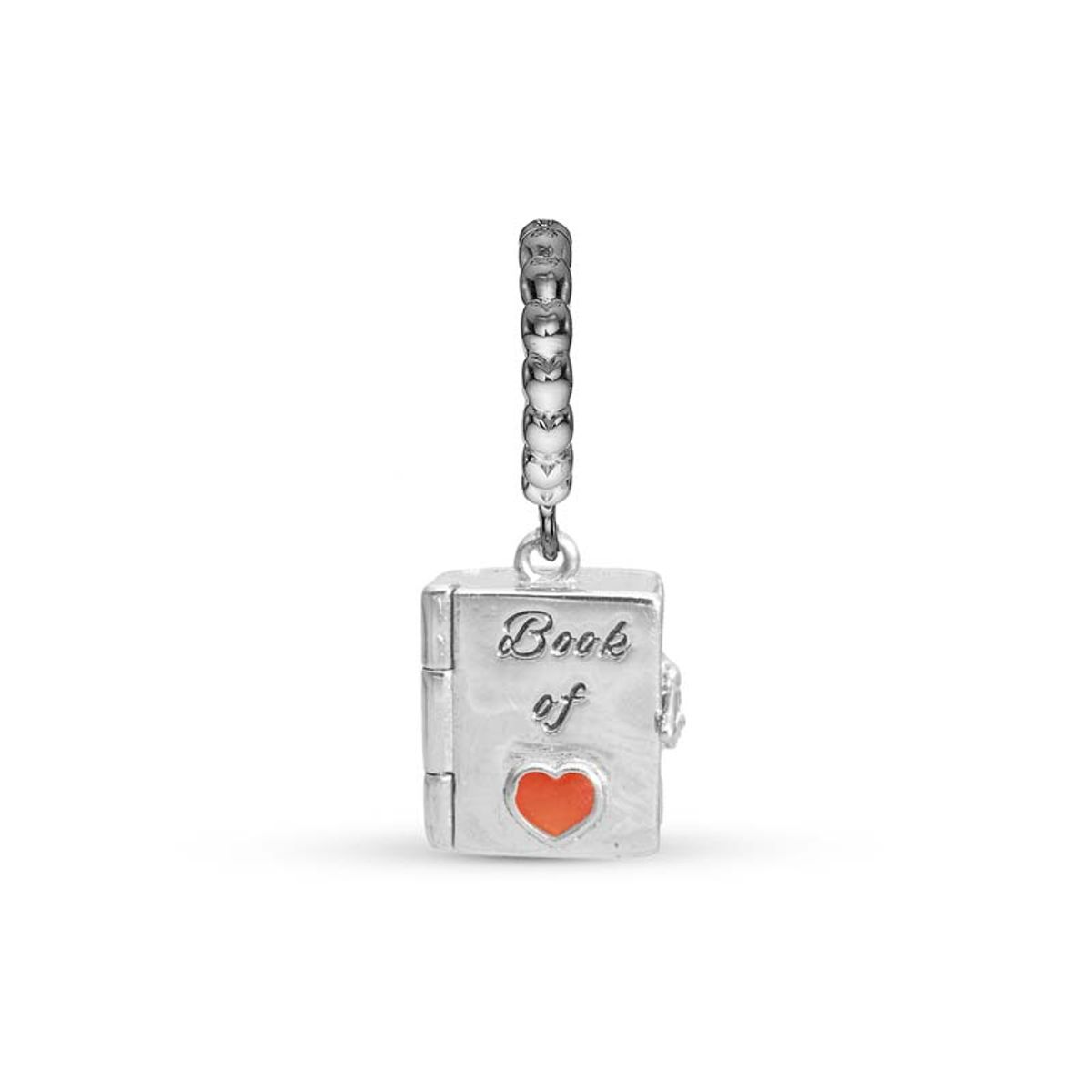 Christina Jewelry Book of Love You & Me Forever Bog sølvcharm til læderarmbånd på 6 mm