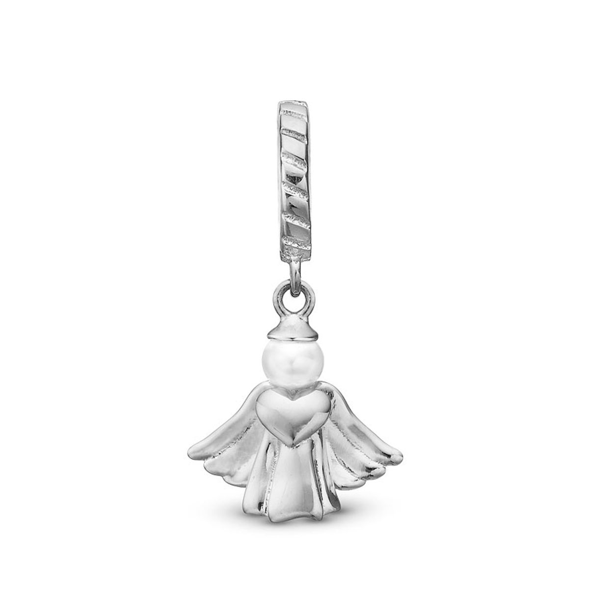 Christina Jewelry Heavenly Angel sølvcharm til læderarmbånd på 6 mm