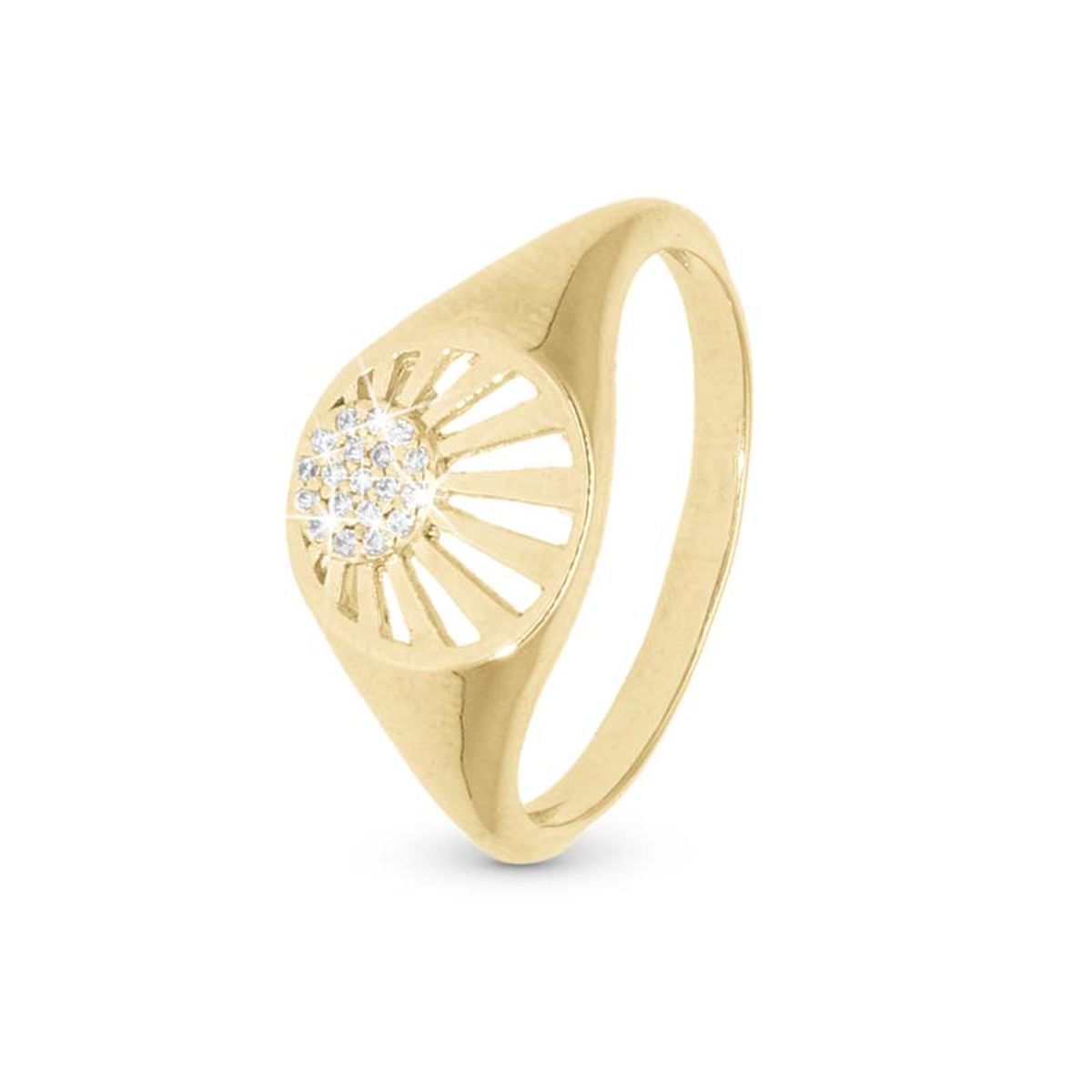 Christina Jewelry Ocean Sunset ring i forgyldt