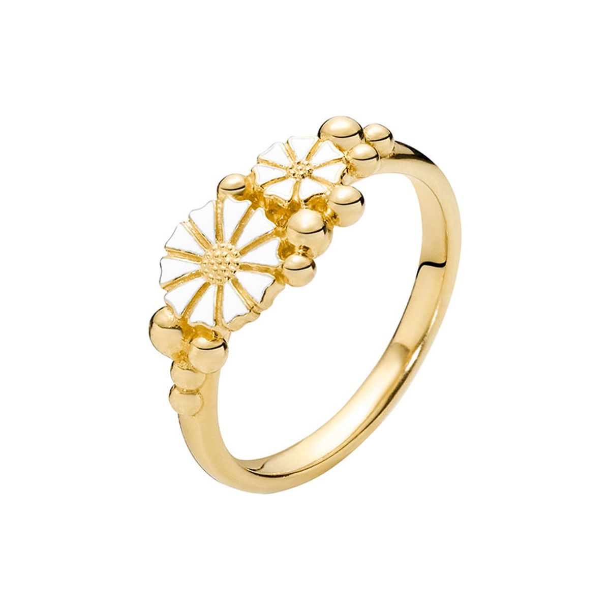 LUND Copenhagen forgyldt Marguerit ring