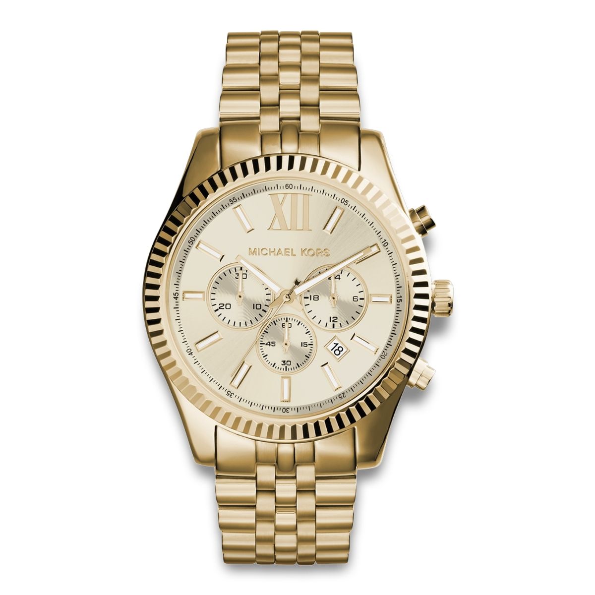 Michael Kors Lexington armbåndsur i double og med chronograph