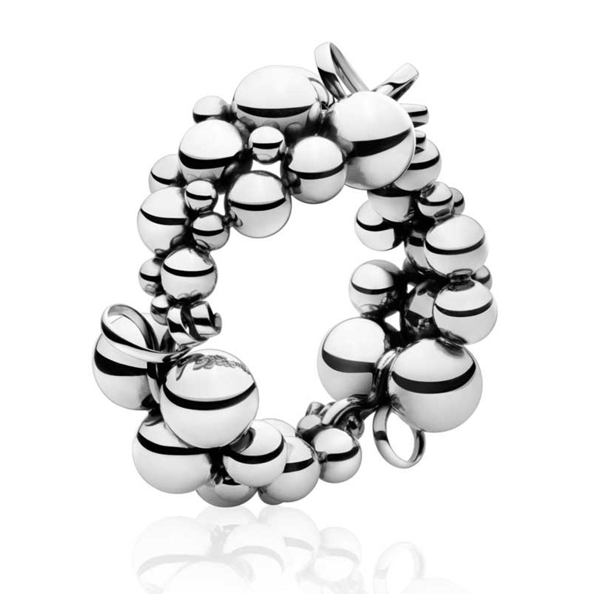 Georg Jensen Moonlight Grapes armring 551B, sølv