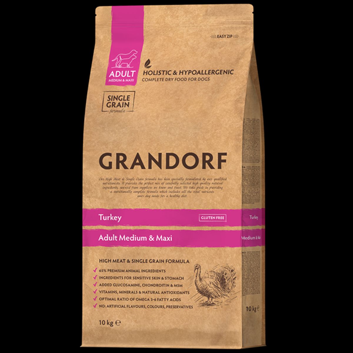 Grandorf hundefoder Kalkun 10Kg